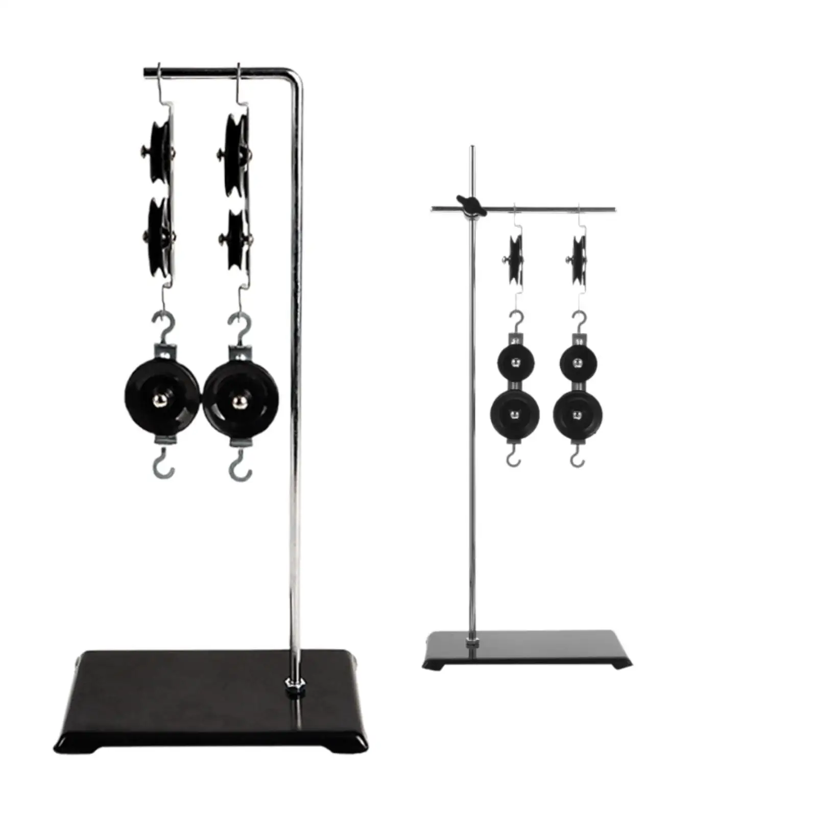 

Physics Pulley Set Multifunction Easy to Install Teaching Props with Base Demonstrator Educational Tools Pulley and Bracket Set