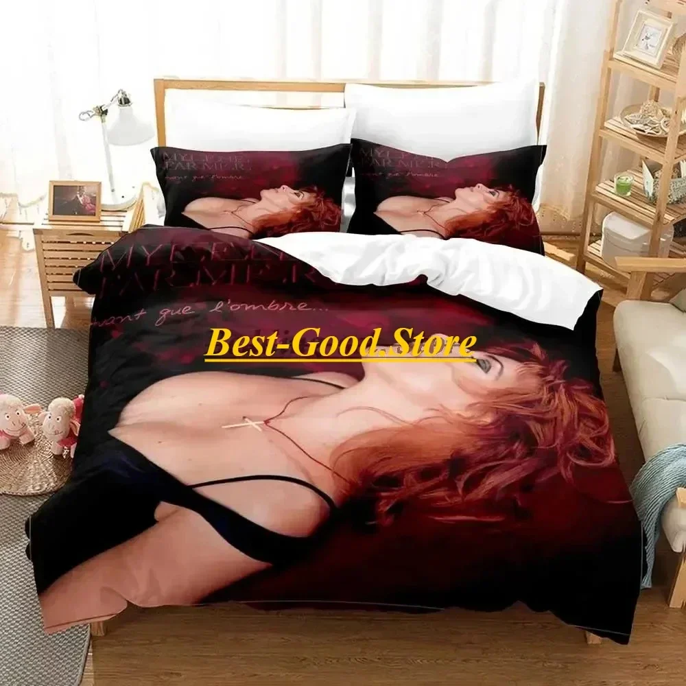 Butterfly Mylene Farmer Bedding Set Duvet Cover Sheet Printed Bed Set Pillowcase Bed Full Queen King Size Comforter Bedroom
