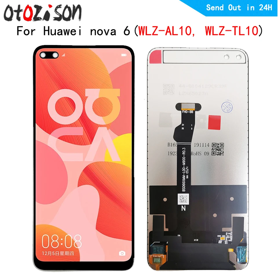 For Huawei nova 6 6.57 LCD Screen with Frame