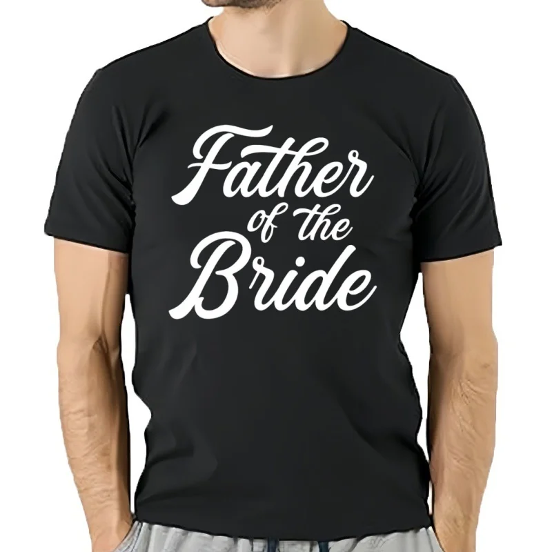 Camiseta divertida de padre de la novia para hombres, regalo de papá, boda o despedida de soltera, camiseta informal d