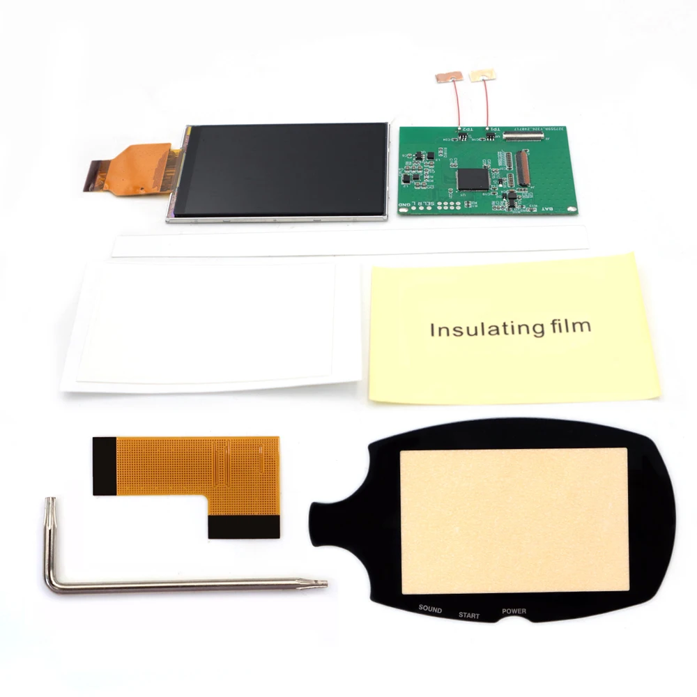 ใหม่ล่าสุด IPS Backlight จอแสดงผล LCD สําหรับ BANDA WonderSwan SwanCrystal Wonder Swan คริสตัลสี WSCC เกมคอนโซล