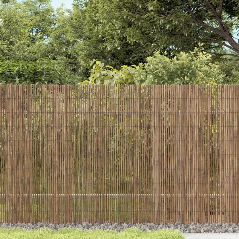 Clôture de jardin 300x90 cm en roseau, idéale pour les jardins, les terrasses et les balcons. Préservez l'intimité.