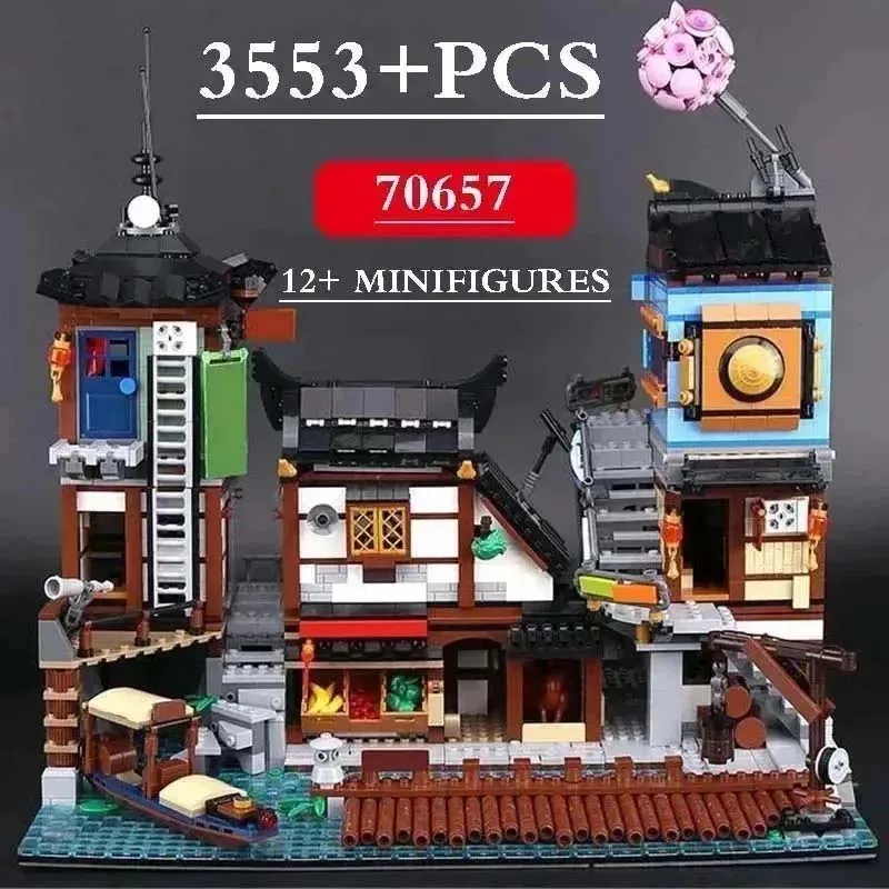 

3553 Pcs City The Docks Building Model Modular Compatible Educational boy Toys for KID birthday gifts06083 70657