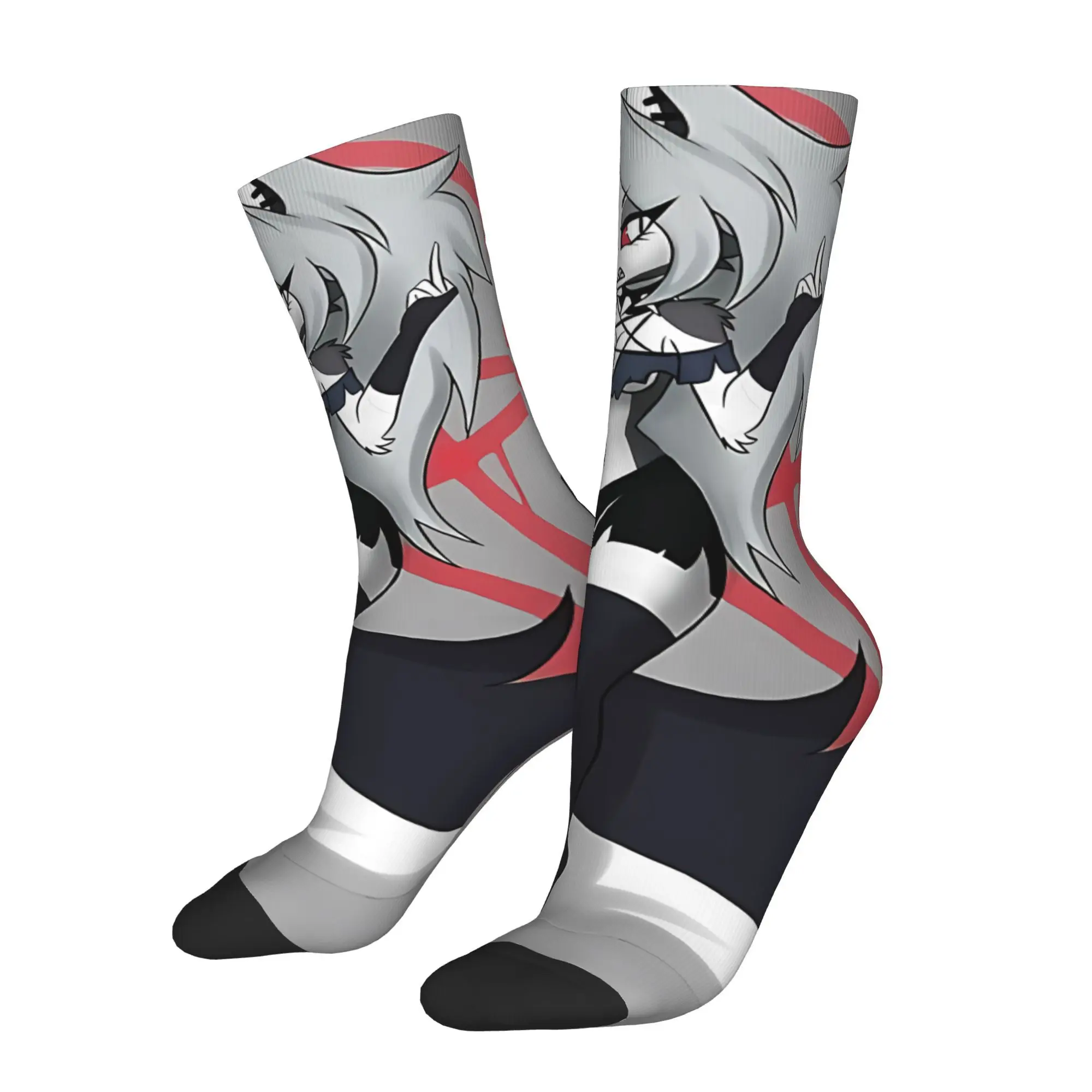 

Family ethics animation Helluva Boss Sock Printed Man Polyester