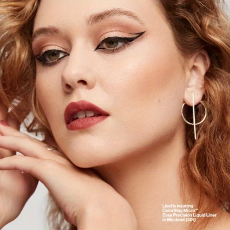 محدد عيون سائل يدوم طويلاً - 0.057 أونصة سائلة، محدد عيون سائل سهل الدقة لمحدد العيون الدقيق والجريء