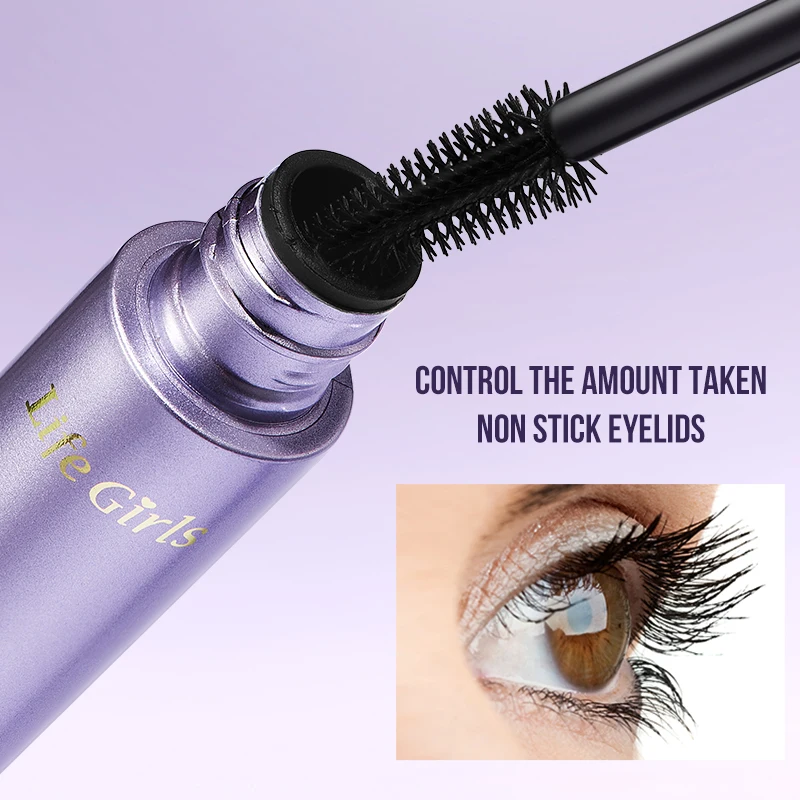 Life Girls Magic Purple Tube Mascara Volume riccio snello Trucco crema per ciglia impermeabile a lunga durata