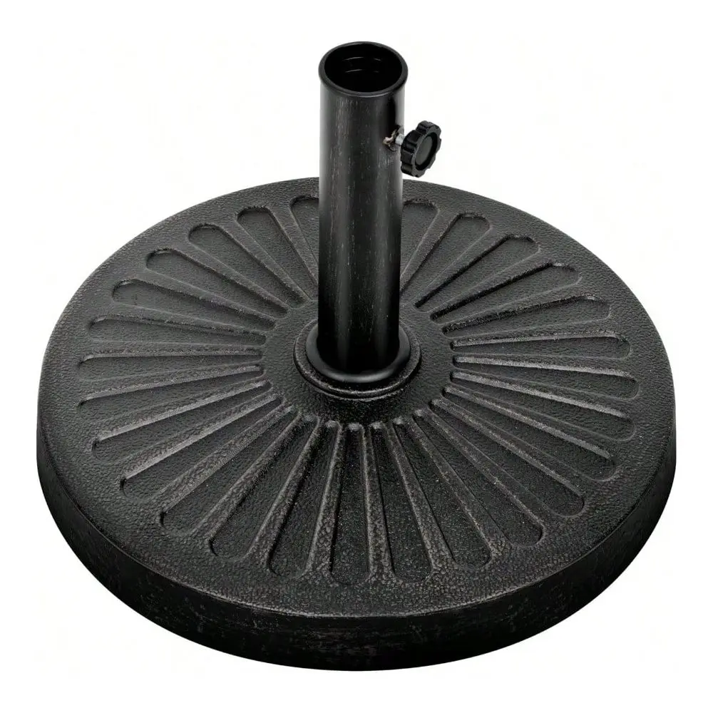 

Lbs 17.72 Market Umbrella Base Heavy Duty Round Stand For Patio Outdoor Deck Bronze