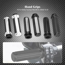 Manillar electrónico de acelerador para motocicleta, empuñaduras de mano para Harley Touring Electra Glide Softail Slim Fat Boy, 1 '', 25mm