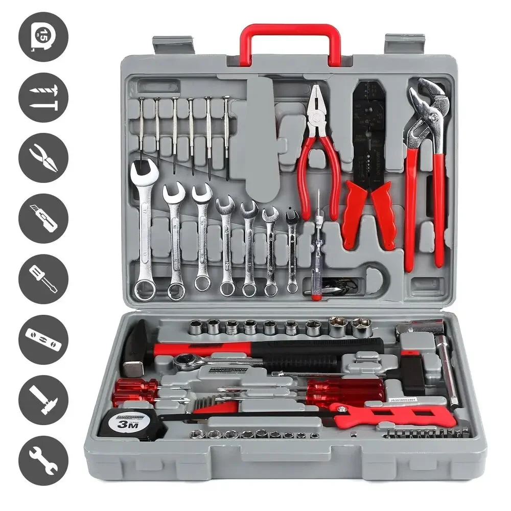 555 Pieces Repair Tool Kit for Home Workshop Vehicle Repair,Workshop Tool Set Car Motorbike Bike Repair Maintenance Tool Kit