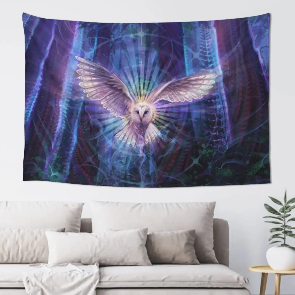 

Night Owl Tapestry Bedroom Deco Nordic Home Decor Room Decor Wall Deco Tapestry