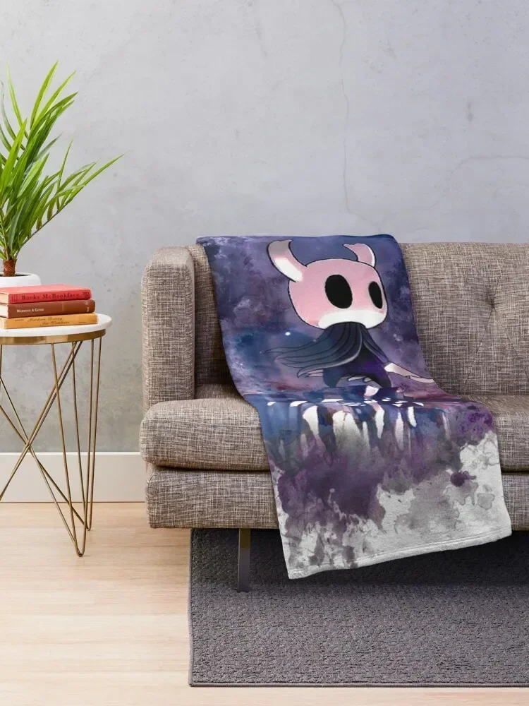 Hollow Knight Throw Blanket Soft Plaid Fluffy Shaggy Loose Blankets For Bed Blankets