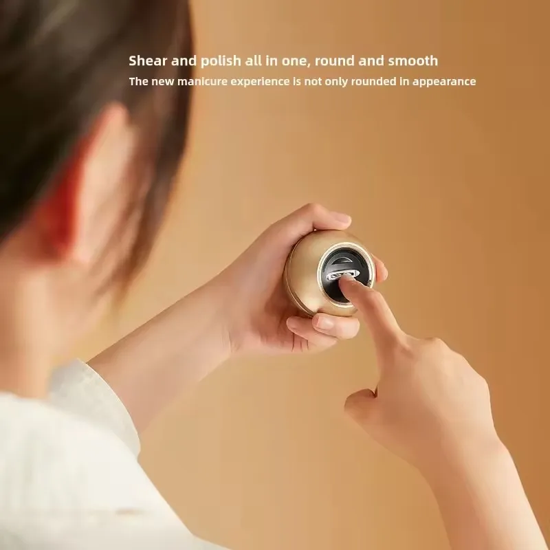 Seemagic cortador de unhas elétrico exploração edição proteção infravermelha atualização esférica elétrica cortador de unhas com luz led