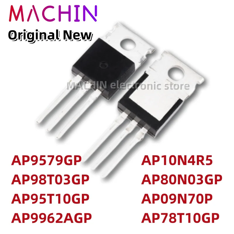 AP9579GP AP98T03GP AP95T10GP AP99Powered AGP AP10N4R5 AP80N03GP AP09N70P AP78T10GP TO220 MOS FET TO-220, 1 pièce