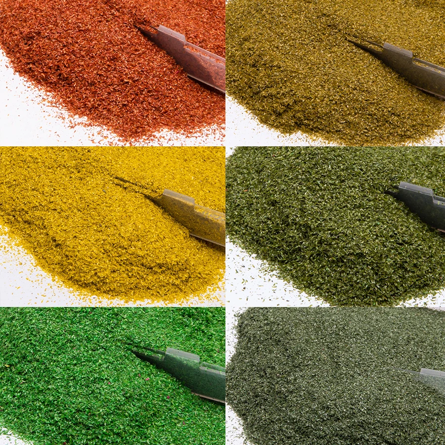 10 gr/beutel Miniatur Baum Blatt Pulver Modell Pflanze Gelände Pulver Für DIY HO N Eisenbahn Zug/Militär/gebäude Szene Dioramas Kit