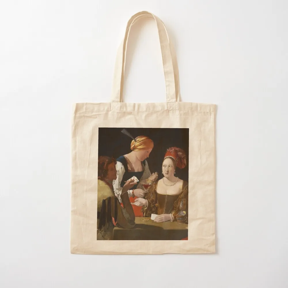 جورج دي لا تور - البطاقة الحادة مع الآس الماس (Le Tricheur à l'as de carreau) (1638) حقيبة اليد