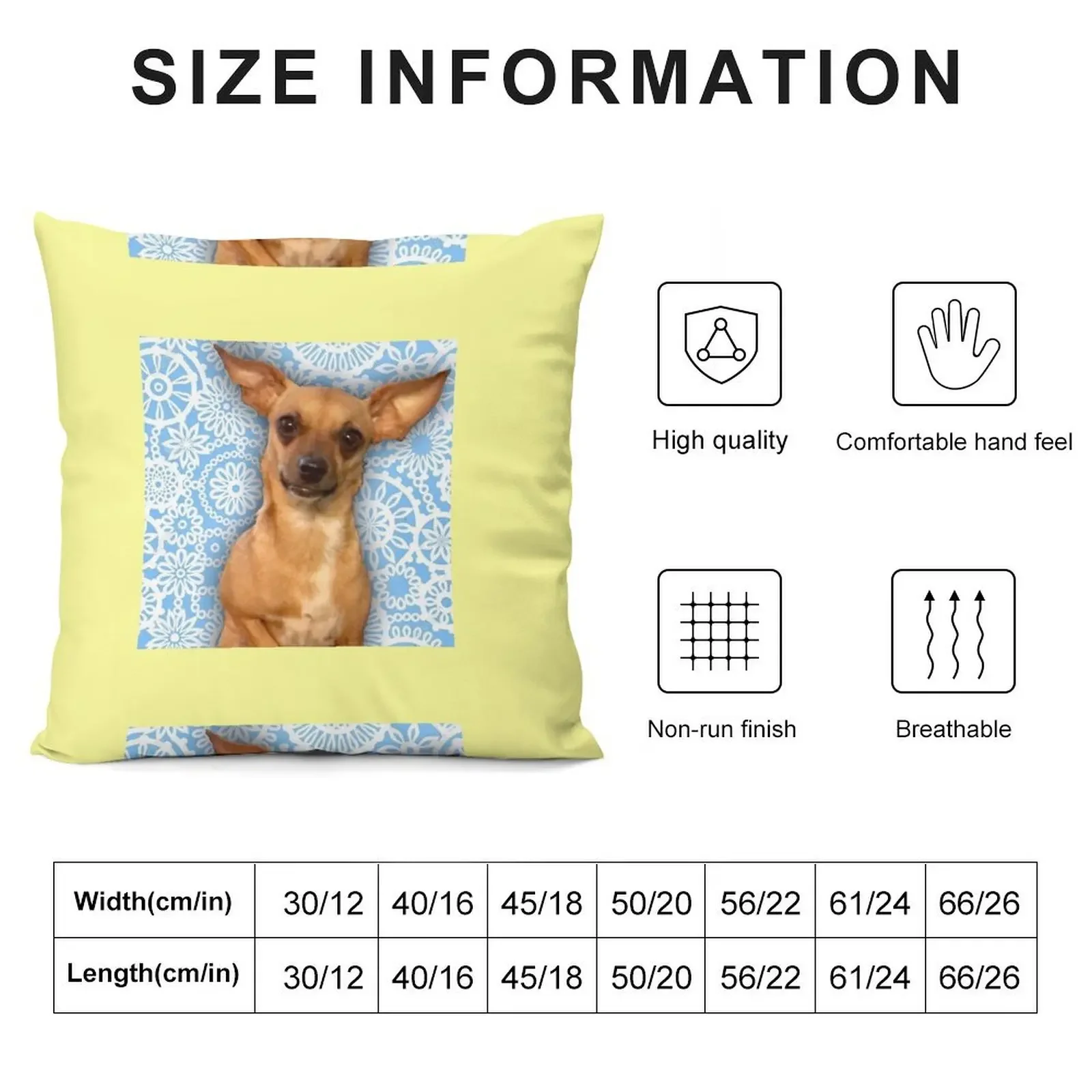 Chiweenie Throw Pillow christmas pillow case Sitting Cushion pillow