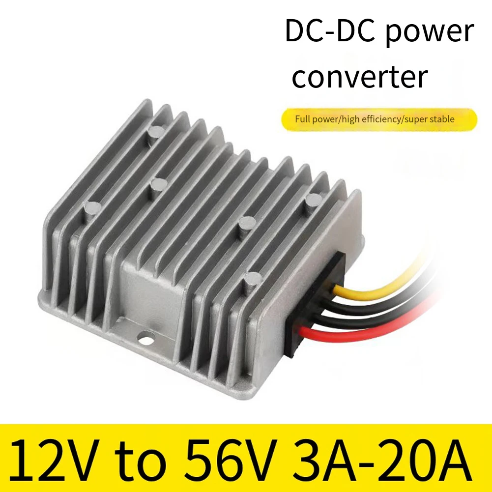 1pc Booster 12V To 56V 3A Power Converter CV/CC Step Up Power Adapter Rechargeable For Starlink DC Conversion Kit