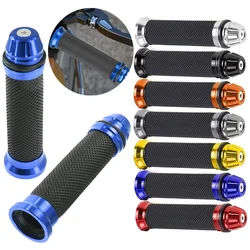 1 pair Motorcycle Grips Hand Rubber Anti-Slip cycling Scooter Handlebar Grips Modified 22-24mm Universal Rubber Handle Bar Grips