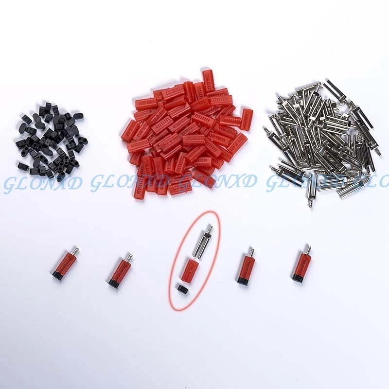 

500sets New 21mm Dental Laboratory Use Double Pin with Sleeves with Plastic Easily used with Pindex Machine Length tool