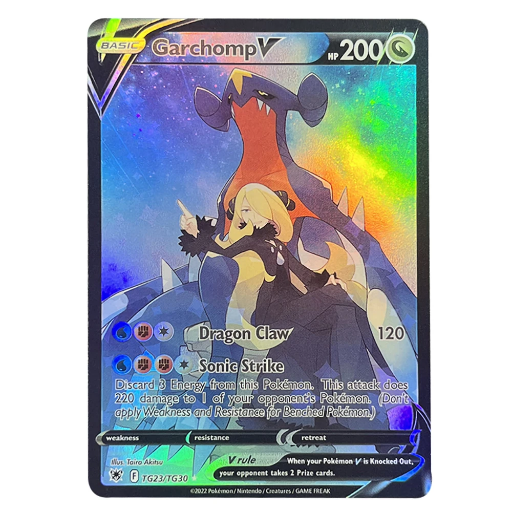 การ์ด PTCG โปรไซย์ อาร์เซียส บริลเลียนท์ สตาร์ส เก็นการ์ วีแม็กซ์ ชาริซาร์ด เอสเปียน บีดริล กลาเซียน วี ดาร์คเนส เอนเนอร์จี ทีซีจี ของขวัญ DIY