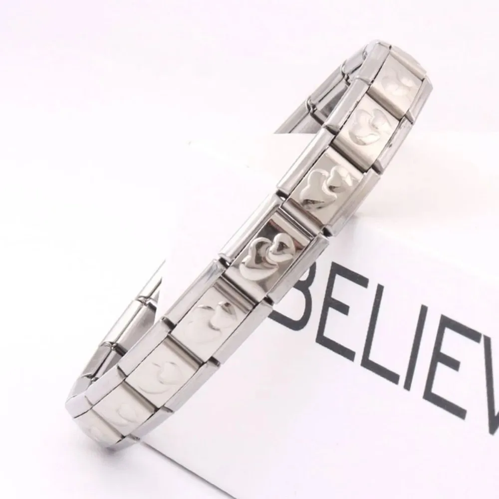 2023 New Popular Fashion Versatile Chinese Ins Bracelet Stainless Steel Bracelet for Men and Women Christmas Present