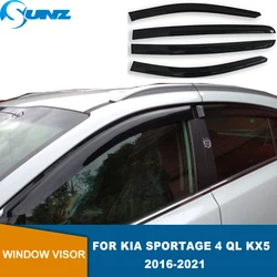 Side Window Deflector For Kia Sportage 4 ql Kx5 2016 2017 2018 2019 2020 2021 Car Sun Rain Deflector Window Rain Window Visor