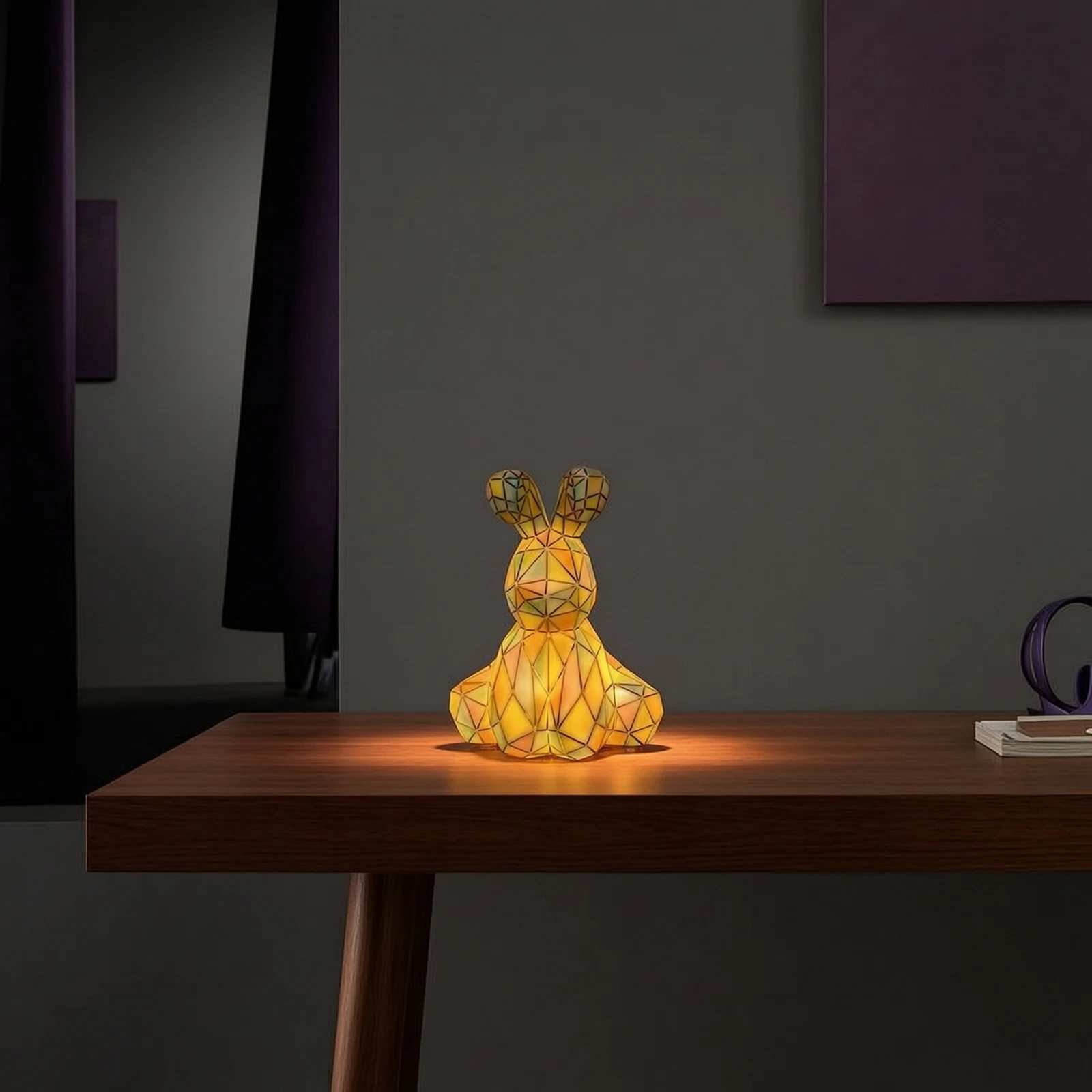 Baby Nursery Table - Tap Night Light Warm Yellow Touch