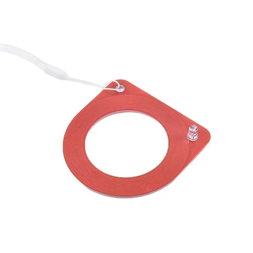 

New Practical Quality Detection Coils ECU Red Repair 2PCS 6.8*6.8 Cm ABS Anti-theft Car Key ECU Induction Coil