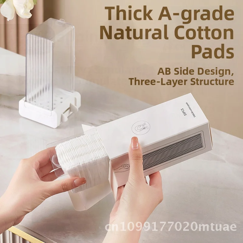 

Роскошный прозрачный пластиковый ящик для хранения ватных дисков нажимного типа, косметический органайзер, пылезащитная крышка в комплекте, современный минималистичный стиль