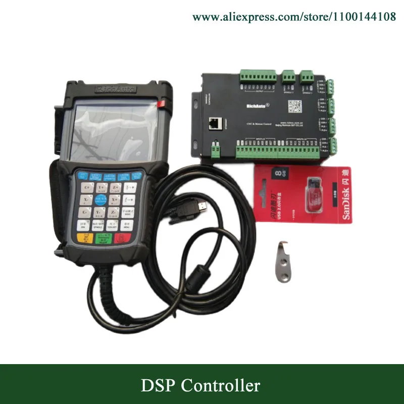 

B51 RichAuto DSP USB CNC Controller B51S B51E 3 Axis Controller Support Stepper and Servo Motor