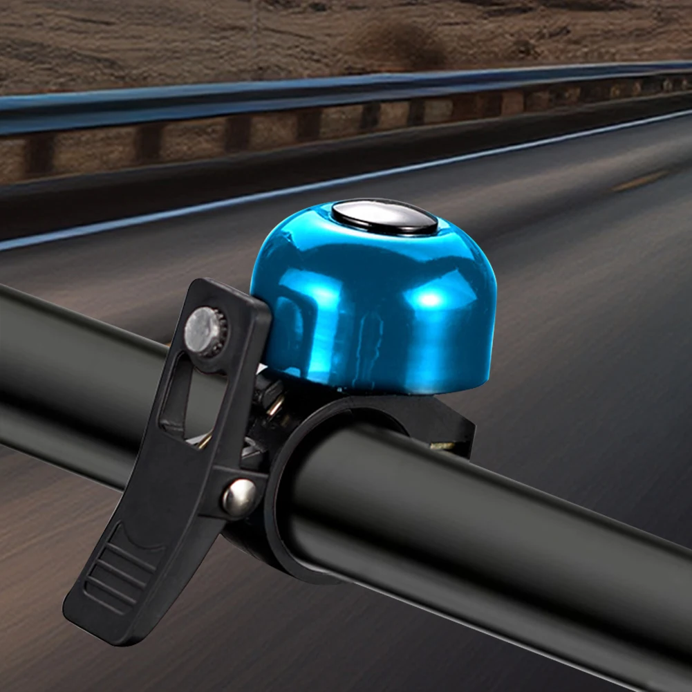 جرس الدراجة من سبائك الألومنيوم، جرس المقود، بوق ركوب الدراجات، جرس دراجة مدمج مقاوم للصدأ للدراجات الجبلية على الطرق