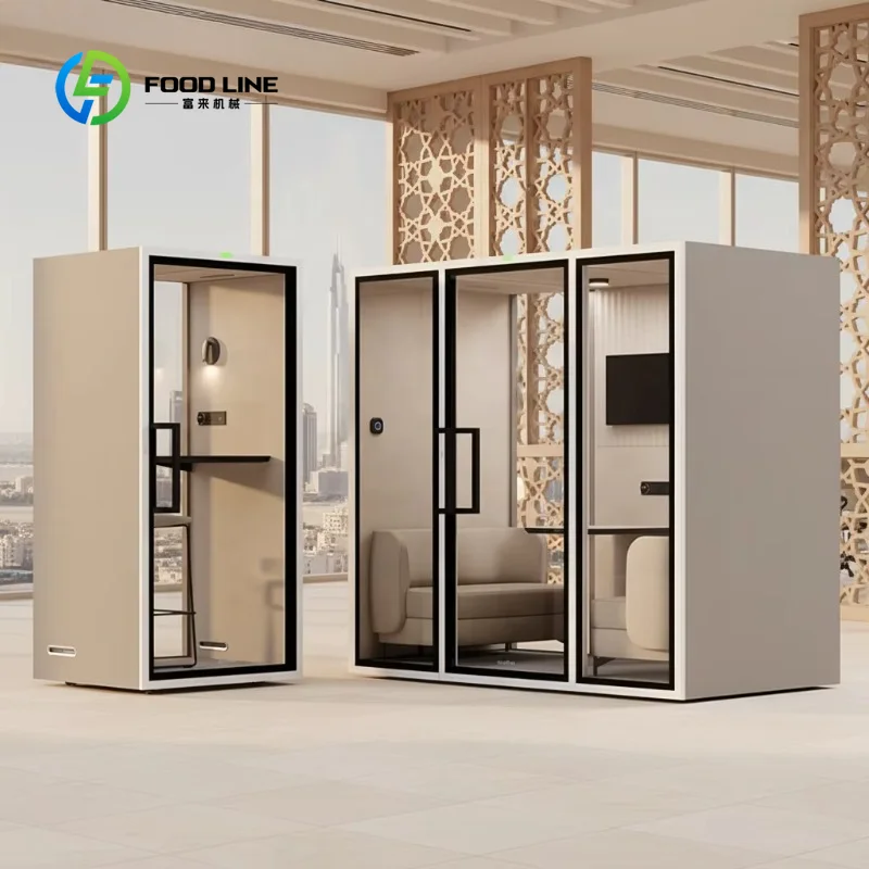 Custom Soundproof Office Pod Acoustic Work Booth Private Office Cabin for Home Office Meeting Room Noise Reduction Solution