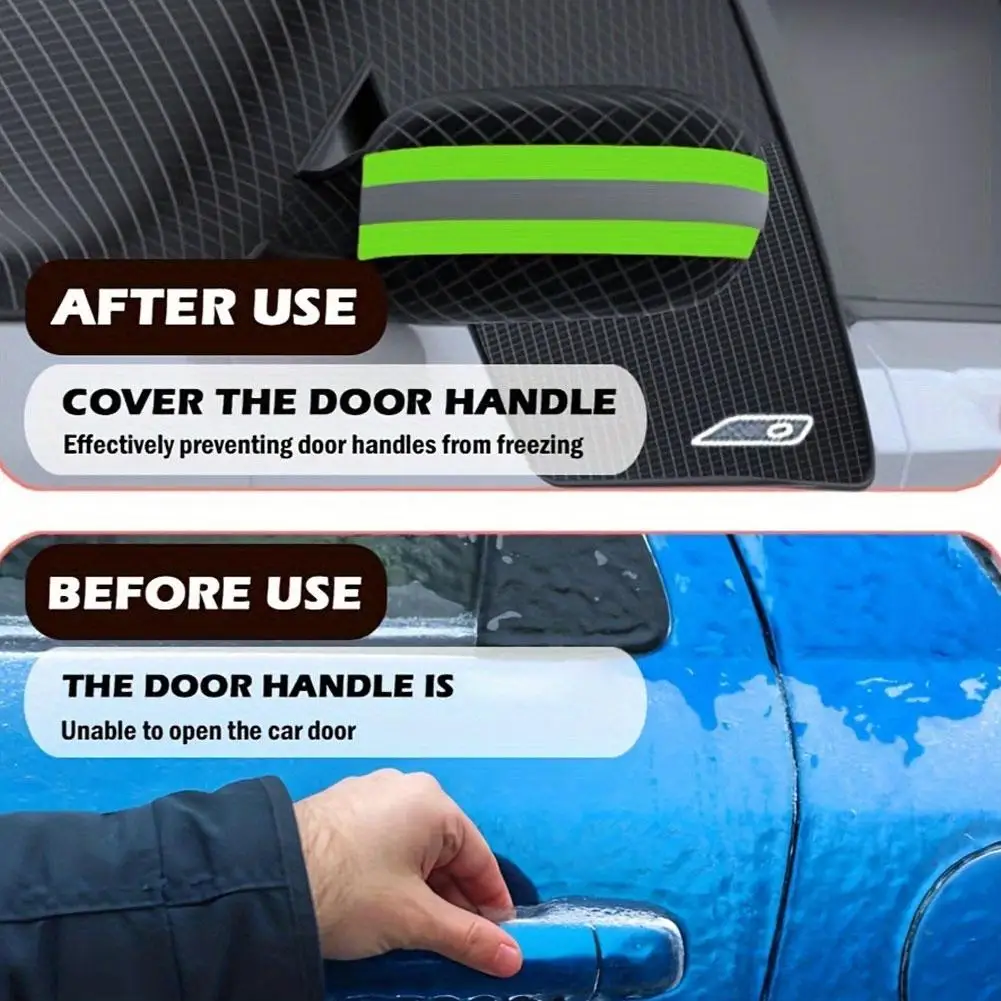 Magnetic Car Windshield Cover Thickened Three-window Half Protector Cover Winter Ice Snow Dust Frost Guard UV Protector