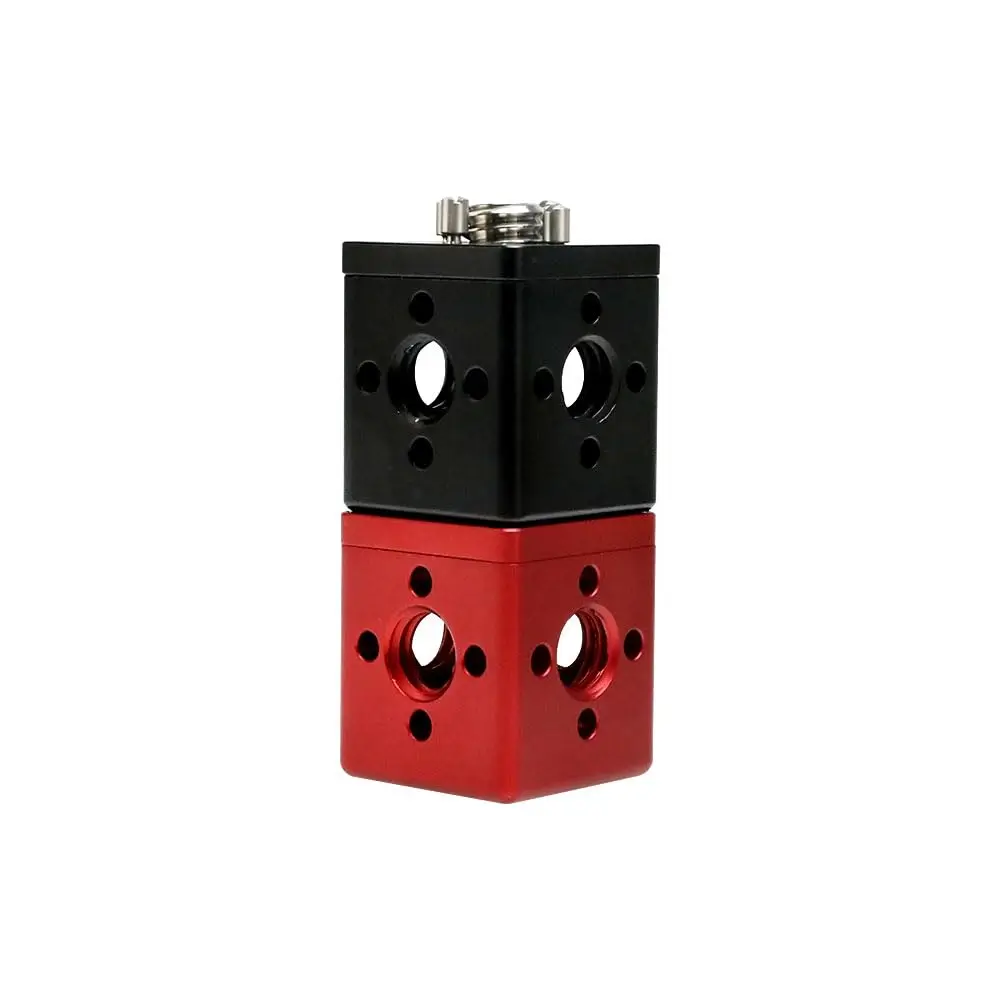 

Alivns Camera 3/8 Screw Extension Side Panel Kit with Removable Square Extension Handle, Red