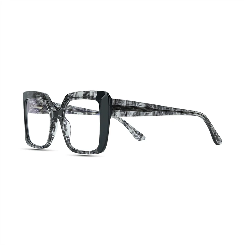 

Vintage Women's Cat-Eye Optical Glasses Handmade High Quality Acetate Frame Luxury Eyewear Trendy Fashion Style Clear Lenses