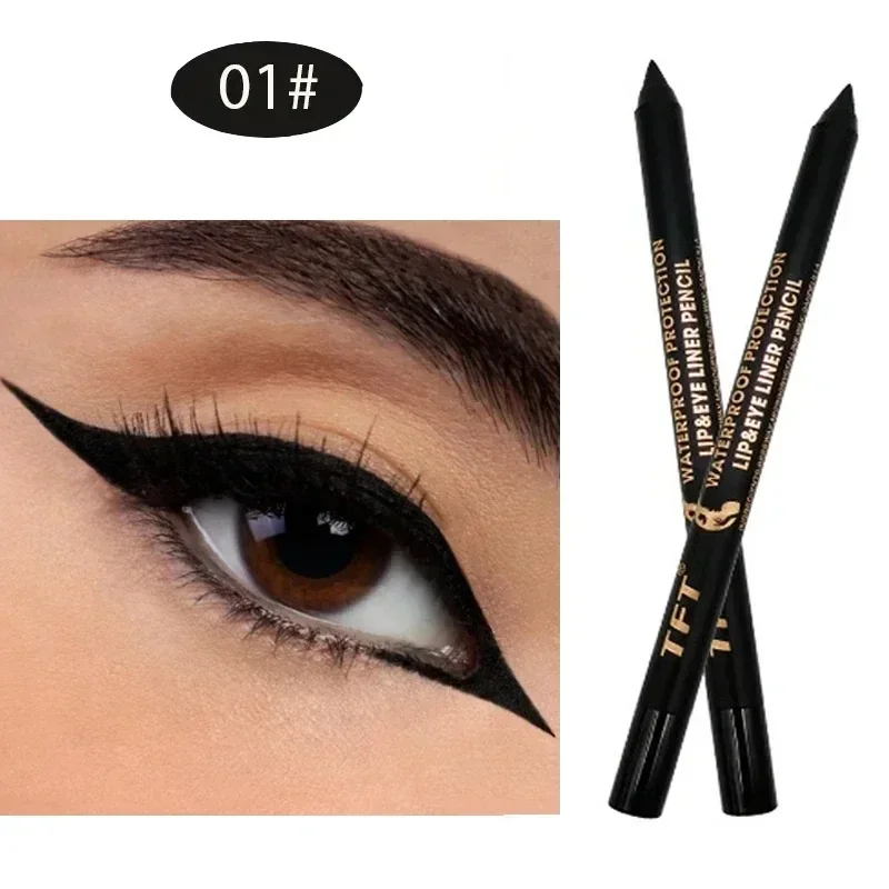 Szybkoschnący eyeliner wodoodporny eyeliner w płynie długopis żelowy kolorowy pigment długotrwały gładki ołówek uroda oczu makijaż kosmetyczny