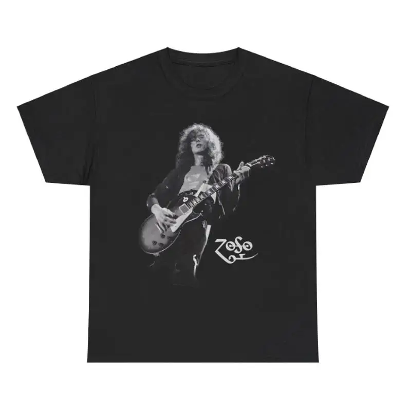 Jimmy Page Playing Guitar Zoso T-Shirt