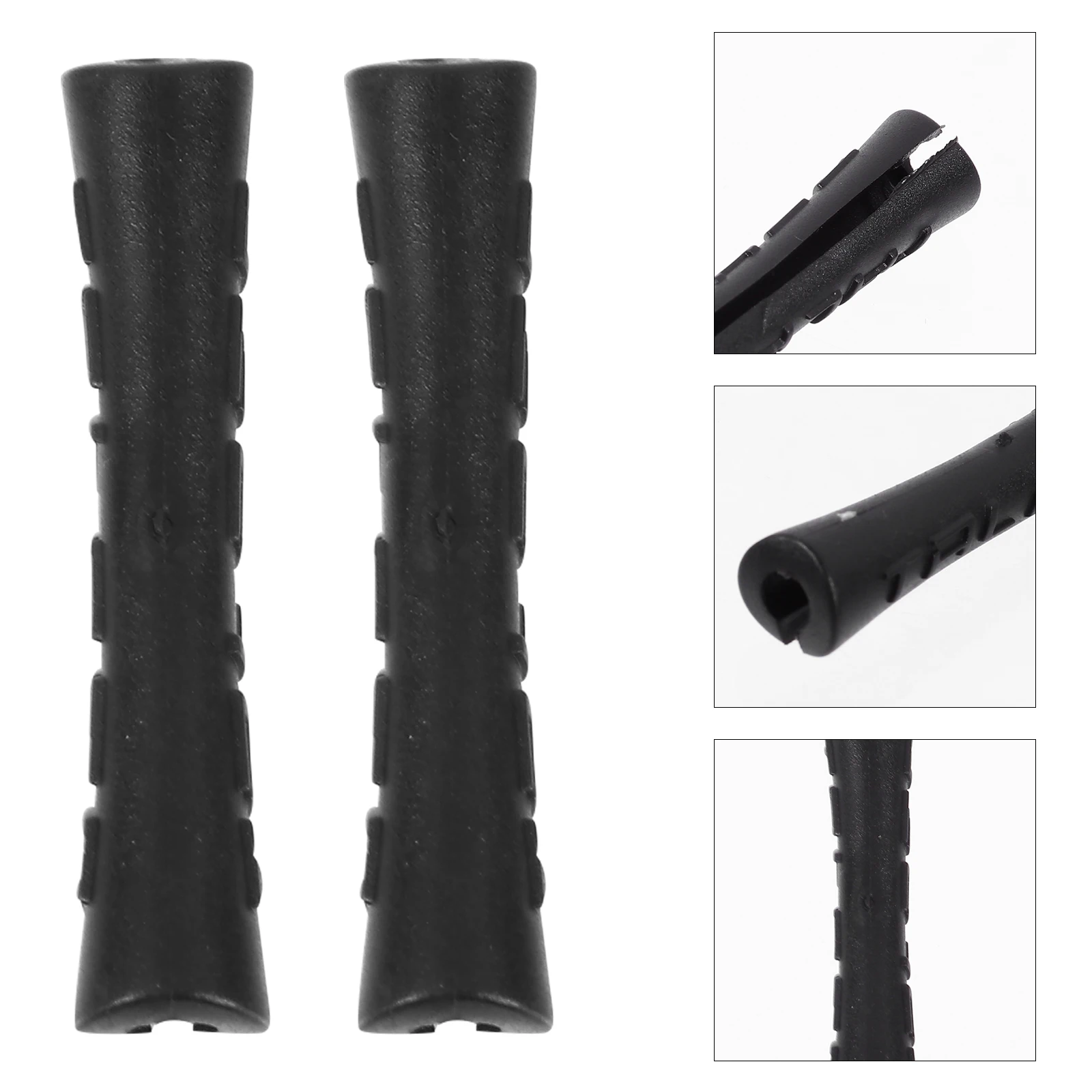 

10pcs Bike Cable Protector Conduit Sleeve Black Color Frame Line Cover Accessories Cycling Brake Tube Protective