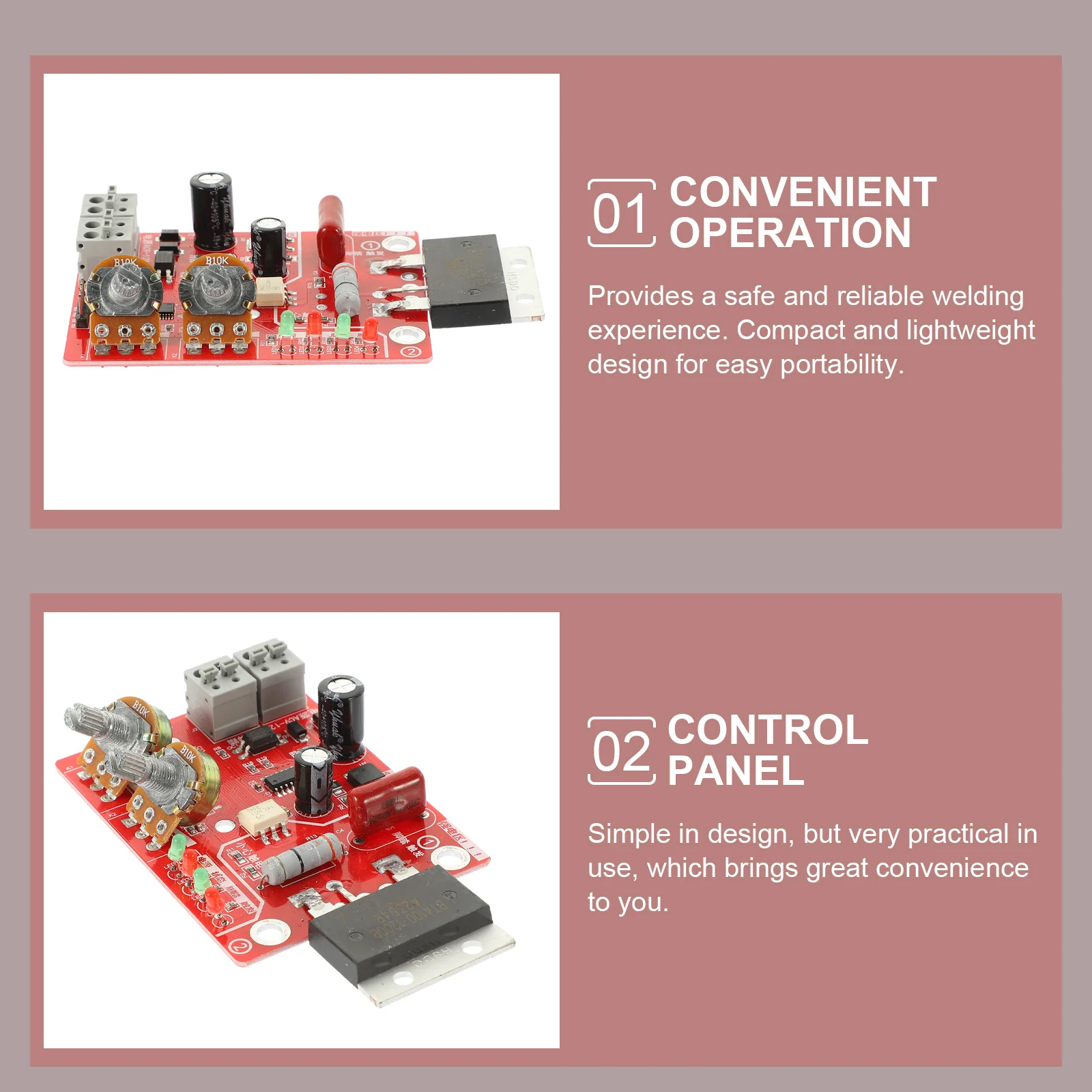 Imagem -04 - Ponto Soldagem Controlador Soldador Board Pcb Circuito Faça Você Mesmo Equipamento Painel Tempo Máquina Atual Display Digital 40a 100a Ajustável