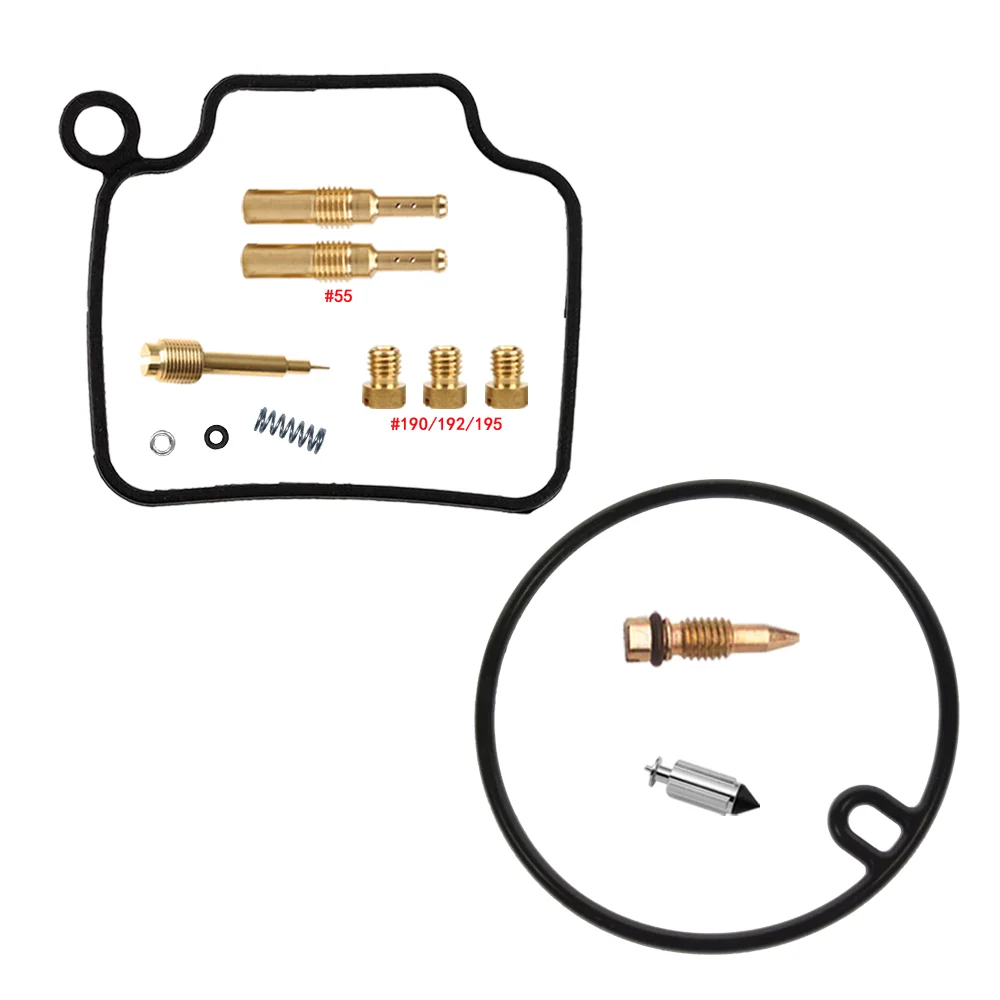 HONDA VTX 1300 VTX1300 2003-2009 Carburetor Repair Kit Single Carb VTX1300S VTX1300R VTX1300C Float Diaphragm Pump Parts