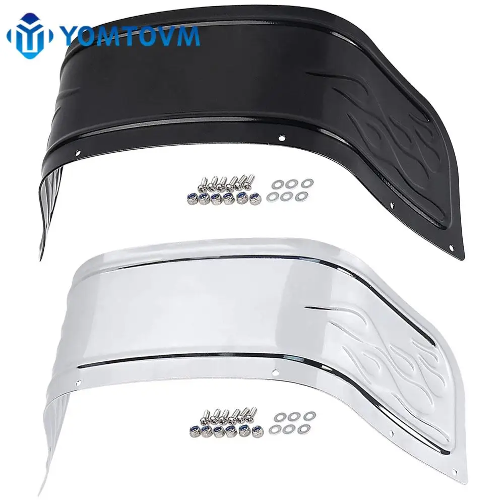 Motorcycle Front Fender Skirt Trim Cover For Harley Touring Road King Electra Glide 1980-2013 & Softail FLSTC 1986-2008