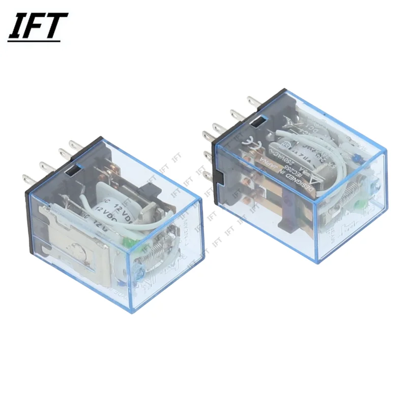 1 PCS Micro Mini Relay HH53P MY3NJ MY3 11-Pin DC AC 12V 24V 36V 110V 220V 380V Coil General Purpose Intermediate Electromagnetic