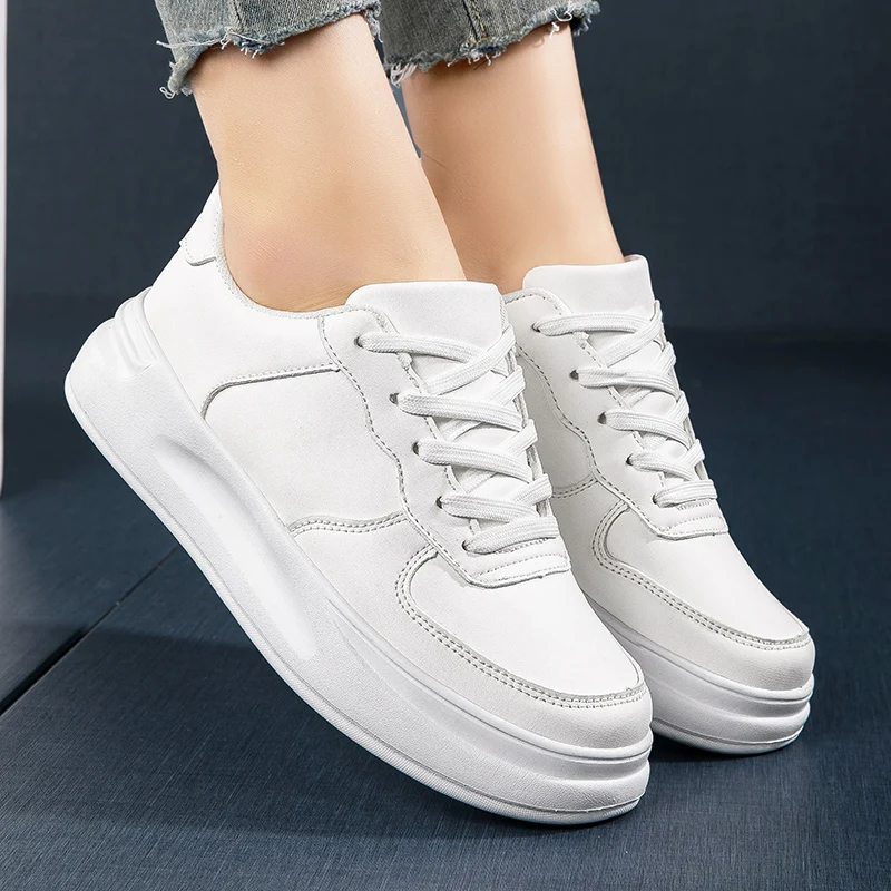 New Women's Eva Ultra-Light Sole White Shoes Sneakers Casual Trendy Shoes