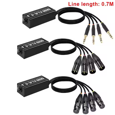 4 Channel 3 Pin Audio Network XLR Cable for Stage Sound Lighting and Recording Studio Male and Female To RJ45 Ethercon DMX512