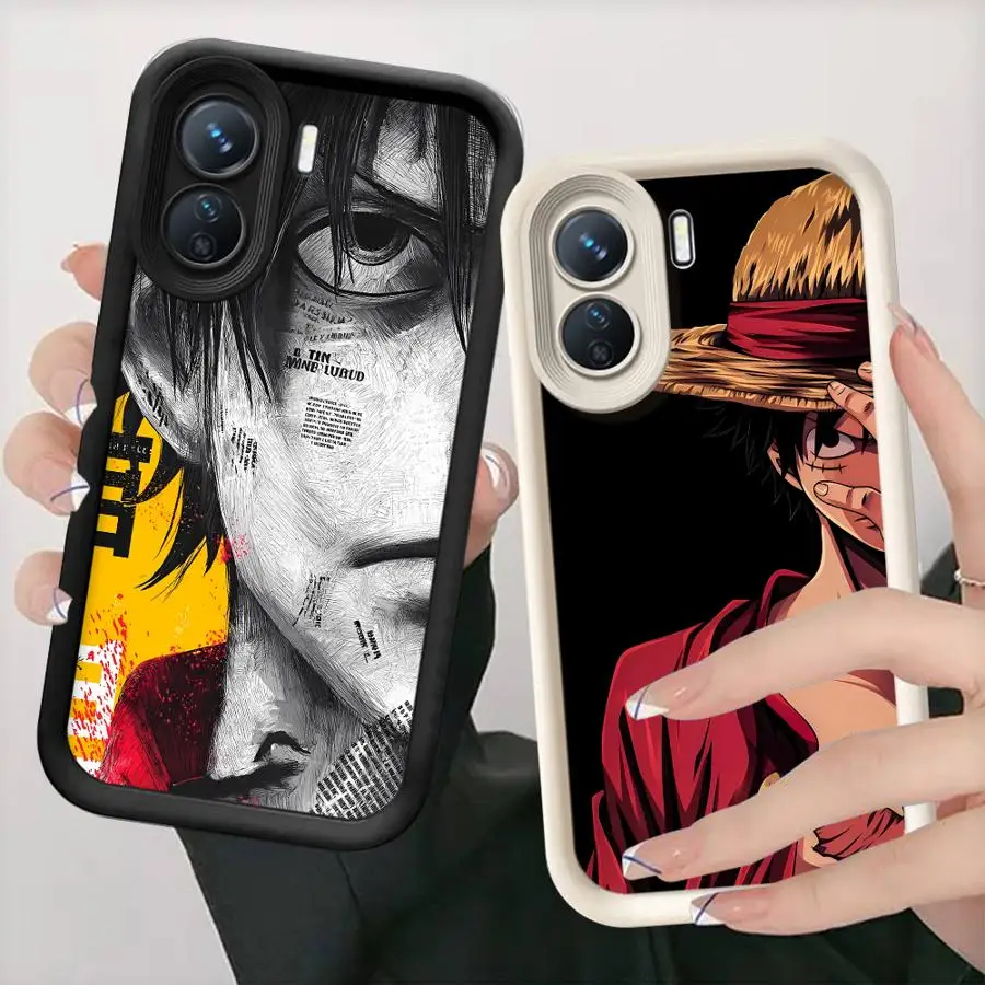 حافظة ناعمة لهاتف Xiaomi Redmi Note 11s 12s 13 14 Pro Plus 10 11 12 Pro Cool One Piece Luffy