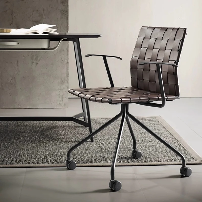 

Modern Comfortable Armchair Leather Conference Meditation Hight End Office Chair Design Executive Silla Gamer Office Furniture