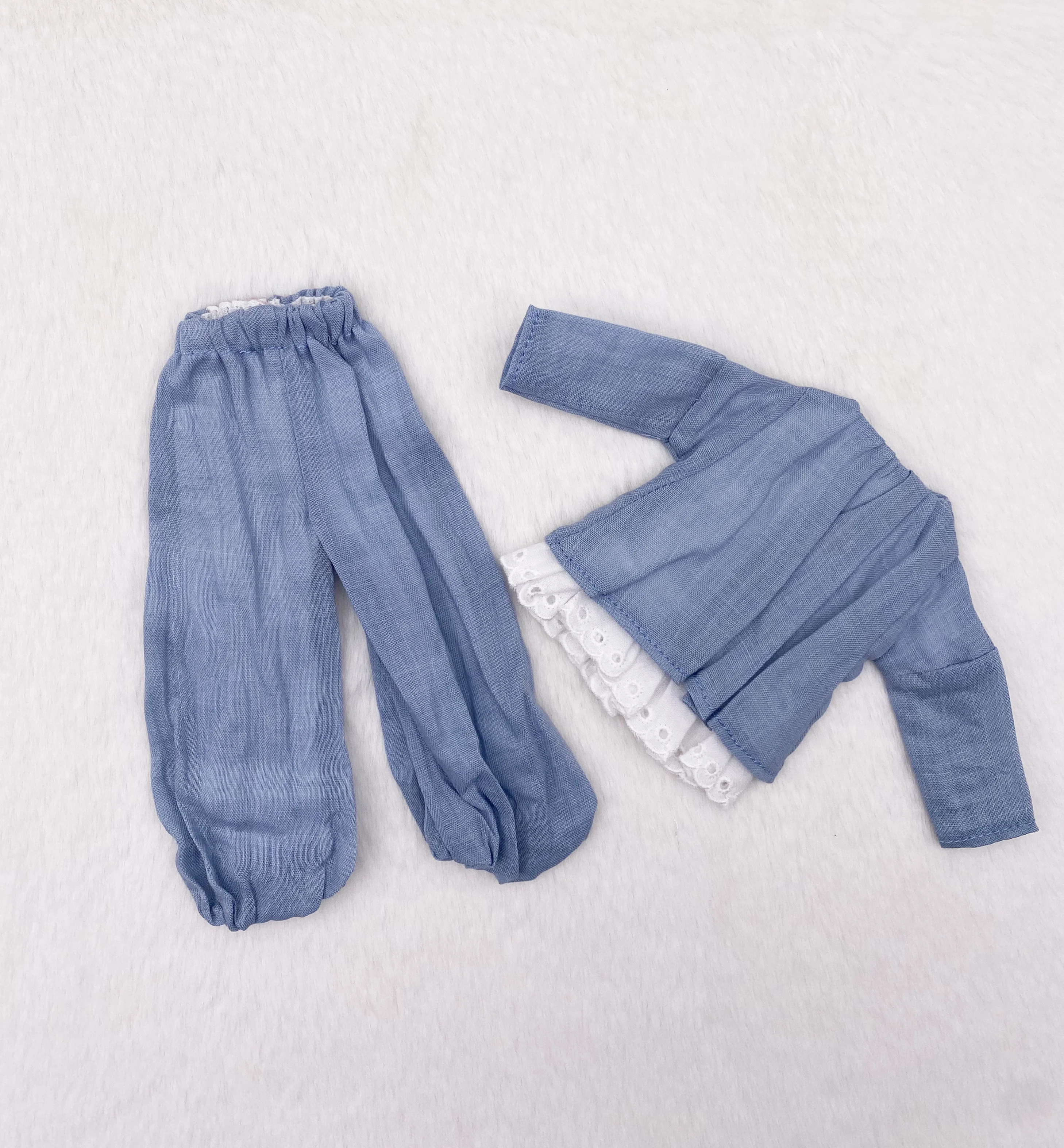 

Комплект одежды для кукол 2026 Dula: платье, однотонный топ-обманка (имитация двух предметов), шаровары, детский костюм для кукол Blythe, OB24, OB22, Licca, JerryB, 1/6.