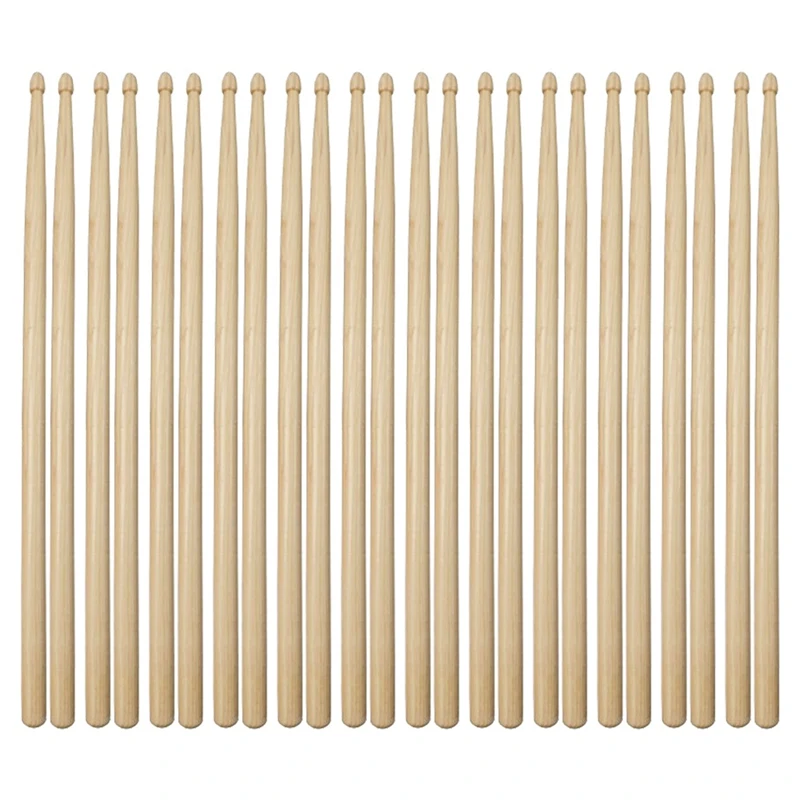 12 Pairs 5A Drum Sticks,Wood Tip Drum Sticks For Adults Kids And Beginners For Musical Instrument Percussion Accessories