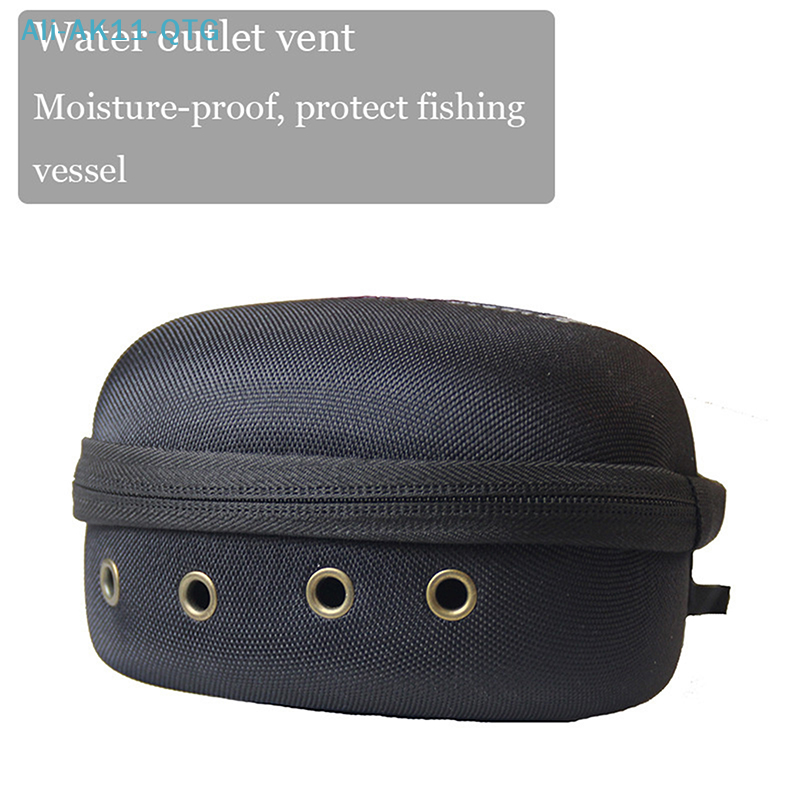  New Portable Teardrop Shape EVA Fishing Reel Bag Protective Case Cover For Drum/Spinning/Raft Reel Fishing Pouch Bag 