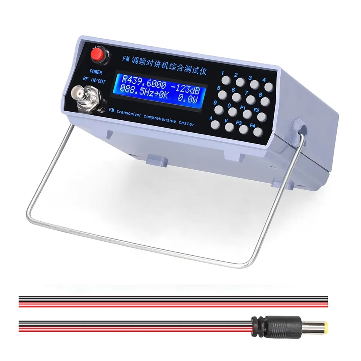 FM Signal Generator Frequency Modulation Transceiver Tester Repeater Meter with Signal Power Frequency for VHF UHF Radio